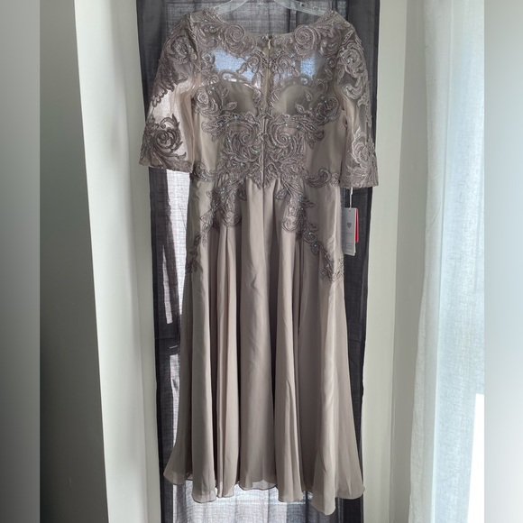 Gray Mother of Bride Dress - Picture 2 of 7